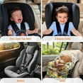 thumbnail image 4 of KUIFORTI Baby Car Seat Cover Cute Highland Cow Car Seat Sunshade Covers, Protector Keeps Baby Infant Toddler Cool - Auto Window Sun Protection Reflector UV Ray Helpers, 4 of 7
