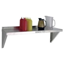 New Age Industrial Aluminum Wall Shelf, 18"D x 36"W x 13-1/4"H, Silver 92093
