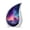 Northern_lights-4, variant on VALERASH Keepsake Mountain Funeral Urns for Adult Male - Small Red Drop Urn for Ashes for Women Northern Light Urns for Human Ashes- 3 Inch