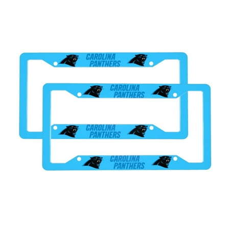 Carolina Football Team Four-Hole License Plate Frame (One Pair) Suitable For Most Models With Installation Accessories Car License Plate Decorative Frame Car Decorative Plate