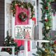 thumbnail image 5 of Cubierta de buzón con diseño de árboles de Navidad, magnética, tamaño estándar, 21 x 18 pulgadas, copos de nieve navideños, cuadros de búfalo, decoración decorativa para buzón, decoración para, 5 of 8