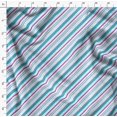 thumbnail image 4 of Soimoi Blue polyester Crepe Fabric Diagonal Stripe Decor Fabric Printed Yard 52 Inch Wide, 4 of 5