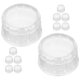 thumbnail image 3 of 12pcs Shaker Lids Replacement Lid Shaker Reusable Lid Press Juice Shaker Cup Lids, 3 of 4