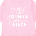 thumbnail image 4 of Inktastic My Uncle is a Firefighter and a Hero Boys or Girls Long Sleeve Toddler T-Shirt, 4 of 5