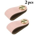 thumbnail image 2 of Cabinet Knobs Faux Leather 2PCS Drawer Knobs Cupboard Pull Knobs with Screws, 2 of 10