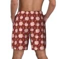 thumbnail image 4 of Goofa Cute Pig with Coins Printed Men's Swim Trunks Board Shorts Quick Dry Mens Swimming Trunks with Compression Liner,Breathable Fit Hawaii Beach Shorts-3X-Large, 4 of 9
