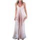thumbnail image 1 of Vestido largo de playa a la moda para mujer, caftán estampado, largo con cuello en V, sin mangas, sin espalda, vestido camisero Pompotops  ghjkhdj6775, 1 of 9