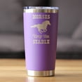 thumbnail image 2 of Bevvee Insulated Travel Tumbler 20 oz Horses Keep Me Stable Horse Lover Gifts Tumblers, 2 of 4
