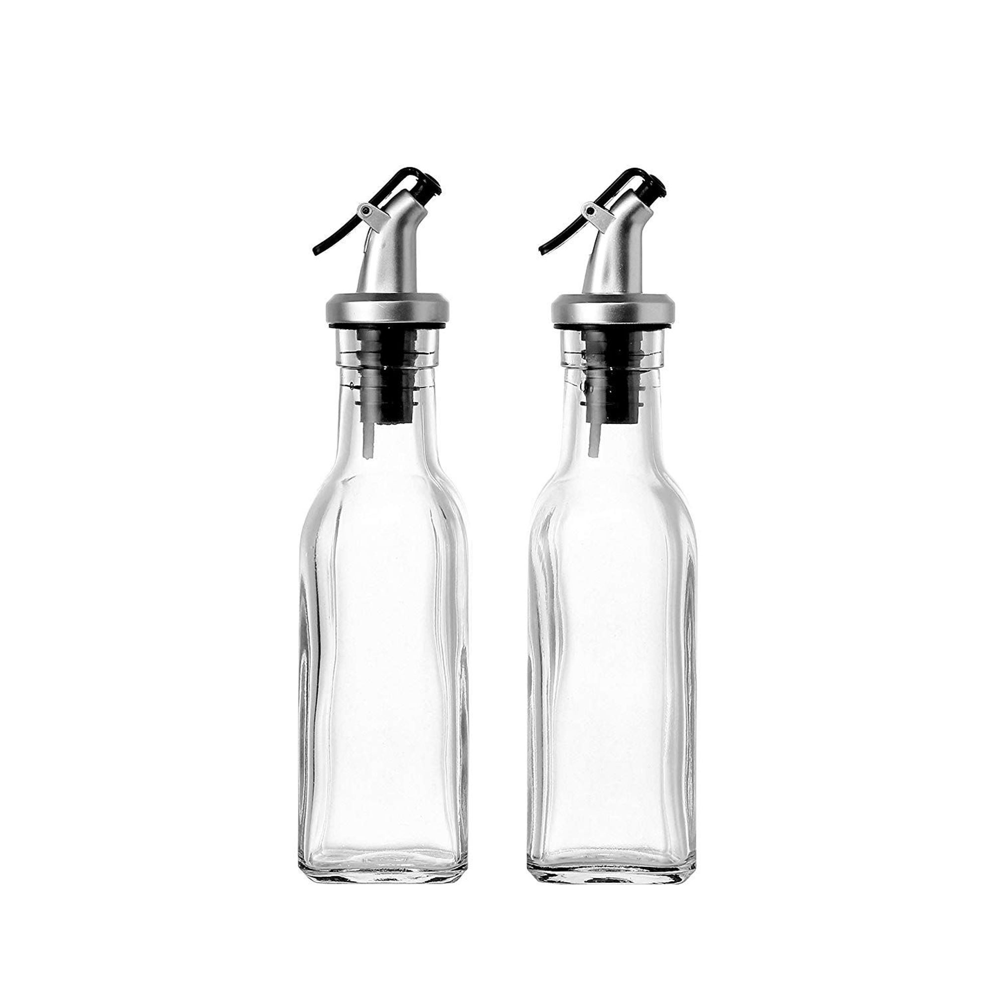 Oil and Vinegar Bottles Cruets Dispensers 150ml Set of 2 Walmart