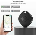 thumbnail image 2 of czcpp-Air Tags-2 Pack, Traqueur de Bagages Bluetooth Fonctionne avec Apple Find My APP (iOS Seulement, Pas pour Android), Localisateur de Clés et Objets pour Bagages, Sac à Dos, Valises, Batterie Remplaçable (Noir), 2 of 4