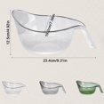 thumbnail image 5 of QHUDLV Rice Washer Strainer Bowl, Rice Filter with Handle, Fruit Vegetable Bowl Drainer Kitchen Tools, Portable Kitchen Colander Rice Cleaning Strainer for Washing Fruits,Vegetables, Peas and Beans, 5 of 9