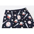 thumbnail image 6 of FEDPOP Kids Baseball Graphic Pajamas 2-Piece Long Sleeve Cotton Sleepwear Set Size 4T, 6 of 7