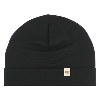 MERIWOOL Unisex Merino Wool Cuff Beanie Hat - Black, Cold  display picture 3
