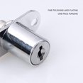 thumbnail image 4 of Cerradura para Gabinete 16/19 Mm Cerraduras para Archivadores Estables Herrajes para Muebles (Plata 19 Mm), 4 of 6