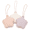 Skin Color + Beige + Purple, variant on 3-Pack Silicone Pacifier Holder Case, Star Shaped Pacifier Pouch and Binky Holder Travel Case for Diaper Bag Stroller, Skin Color, Beige & Purple