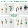 thumbnail image 2 of 4 pcs Silicone Toothbrush Holder Multi-Function Hook Waterproof self Adhesive Single Toothbrush Hook Plug Holder for Wall for Hanging Bathroom Kitchen Living Room Office, 2 of 7