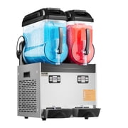 VEVOR Commercial Slushy Machine, 12Lx2 Double Tank Frozen Drink Machine, 96 Cups Stainless Steel Margarita Smoothie Frozen Drink Maker, Slushie Maker