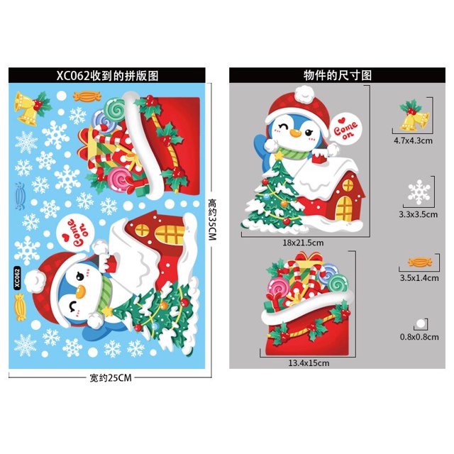 Colgante de puerta de dibujos animados, decoración navideña, Papá Noel, hombre de jengibre, Feliz Navidad, 2023