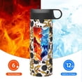 thumbnail image 6 of Sikiie Snake And Rose Print 18OZ Insulated Straw Cup, Portable Leak-proof Sports Water Bottle, Stainless Steel Water Cup Suitable for Home and Outdoor, 6 of 8