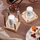 thumbnail image 2 of 2 portavasos con ranura para marcadores, organizador de vasos de madera, dispensador de vasos de plástico/papel, soporte para vasos, soporte de madera para fiestas, 2 of 5