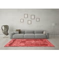 thumbnail image 3 of Ahgly Company Indoor Square Persian Red Traditional Area Rugs, 8' Square, 3 of 4
