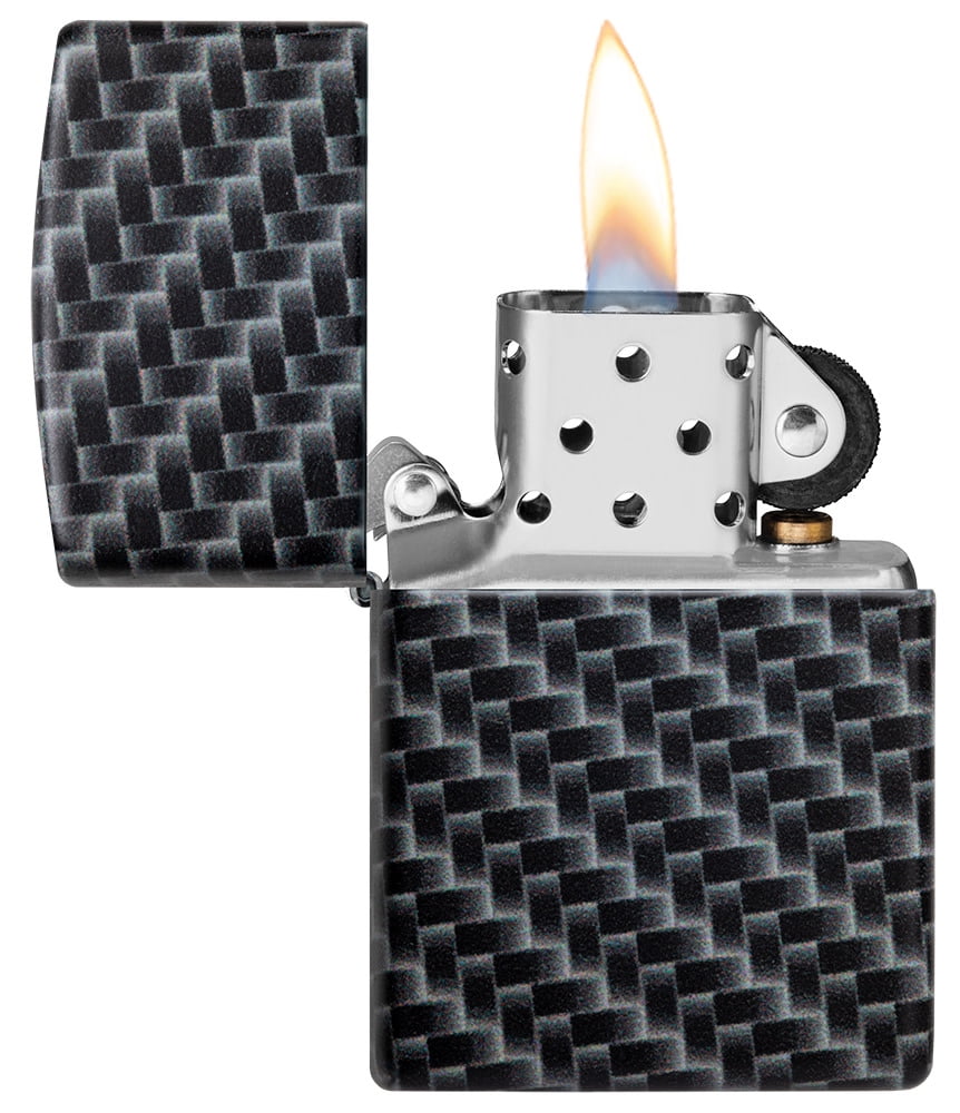 Zippo Carbon Fiber Design 540 Color Pocket Lighter