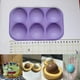 thumbnail image 4 of Molde de Silicona Macarena Grado Alimenticio Semiesfera 6 agujeros para Pudín DIY, 4 of 8