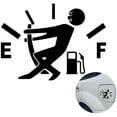thumbnail image 1 of Funny Car Stickers High Gas Consumption Decal Fuel Gage Empty Stickers (Black, 2PCS), 1 of 6