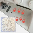 thumbnail image 3 of Guardoinrt 50PCS/Set Knitting Crochet Locking Stitch Needle Clip Markers Tool Clips,Interesting and white, 3 of 6