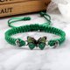 thumbnail image 5 of Pulsera de pareja con nudo plano de cuerda roja, tejida a mano, para el día de San Valentín, pulsera de joyería de mariposa para hombres y mujeres, 5 of 6
