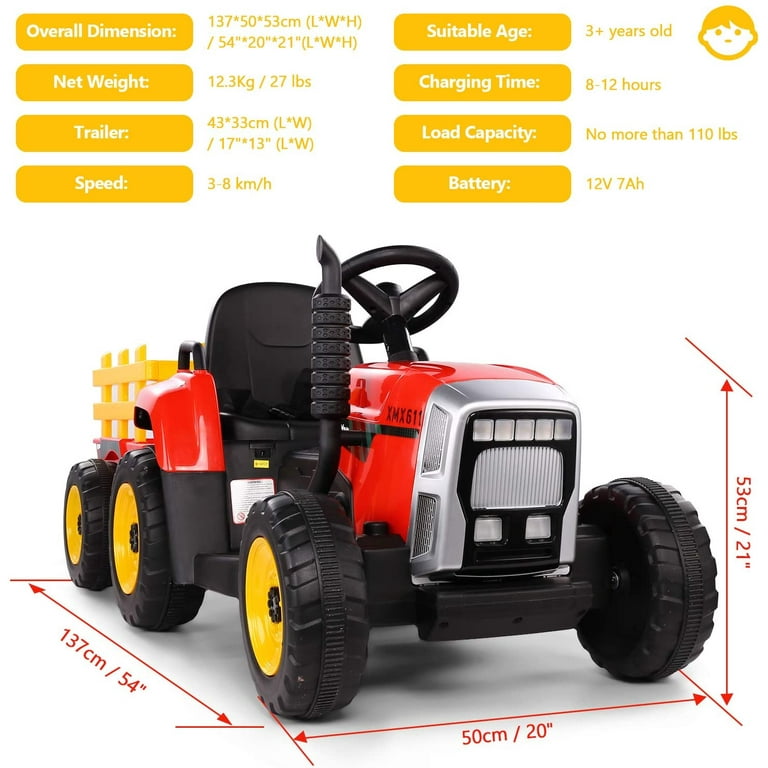 Kids tractor price cheap