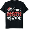 thumbnail image 2 of 100% Cotton Do The Math Christmas Shirt Holiday Funny Math Equation T-Shirt For Women Men Xmas Gift 2023, 2 of 5