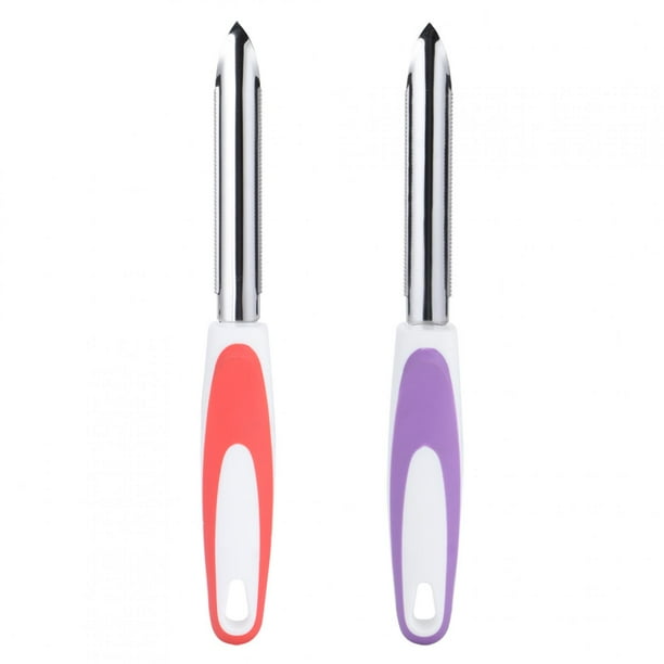 Quitacorazones, 2 piezas de acero inoxidable, descorazonador de frutas, pimientos, funcionamiento suave