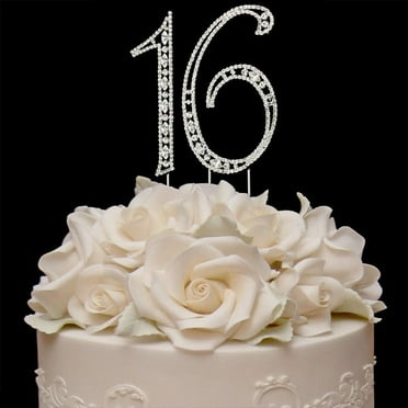 Sweet 16 Birthday Cake Toppers Bling Birthday Cake Topper