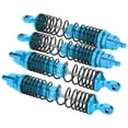 thumbnail image 2 of M Buder Amortiguadores RC De Aleación De Aluminio 1/10 Para Coche De Control Remoto Delanteros Y Traseros Duraderos Con Rendimiento Estable Color Azul (11.00 cm / 4.33 inches), 2 of 9