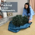 thumbnail image 2 of Hearth & Harbor Christmas Tree Storage Bag - Fits Up to 9 ft Holiday Trees - Large Christmas Tree Storage Box Container Made from Durable Waterproof Fabric with Handles & Dual Zipper, 2 of 6