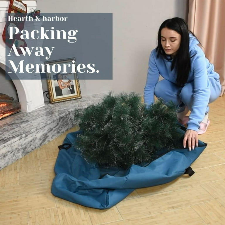 Eight Strict cheek Hearth & Harbor Christmas Tree Storage Bag - Large Christmas Tree Storage  Box Container Made from Durable Waterproof Fabric with Handles & Dual  Zipper - Fits Up to 9 ft Holiday Trees - Walmart.com