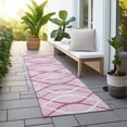 thumbnail image 6 of Addison Rugs Chantille Indoor/Outdoor Transitional Waves Pink Washable Runner Rug, 2'3" x 7'6", 6 of 6