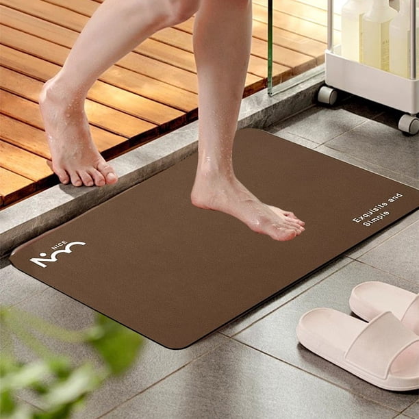 Water-absorbing And Quick-drying Bathroom Diatom Mud Floor Mat Bathroom Toilet Common Stain Long-wearing Non-slip Mat Door Mat Home Deals Of The Day Clearance