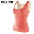 thumbnail image 1 of Camiseta térmica sin mangas para mujer, camiseta de forro polar, camiseta sin mangas, capa base, chaleco cálido sin costuras, 1 of 8