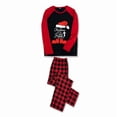 thumbnail image 6 of LuLiaMenton Christmas Pajamas, Santa Hat Print, Red Plaid Matching PJs, Plus Sizes, Men M, 6 of 6