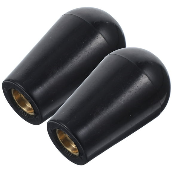 HAMPPLIES Spherical Shape Beer Tap Handles 2Pcs Black Plastic