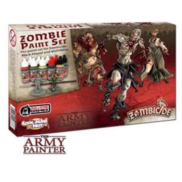 Zombicide: Zombie Paint Set (WP8012) The Army Painter: Zombicide Black Plague Paint Set