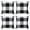 Black, variant on Set of 2 Farmhouse Buffalo Check Plaid Throw Pillow Covers Cushion Case Linen for Christmas Home Decor Black and White, 18 x 18 Inches