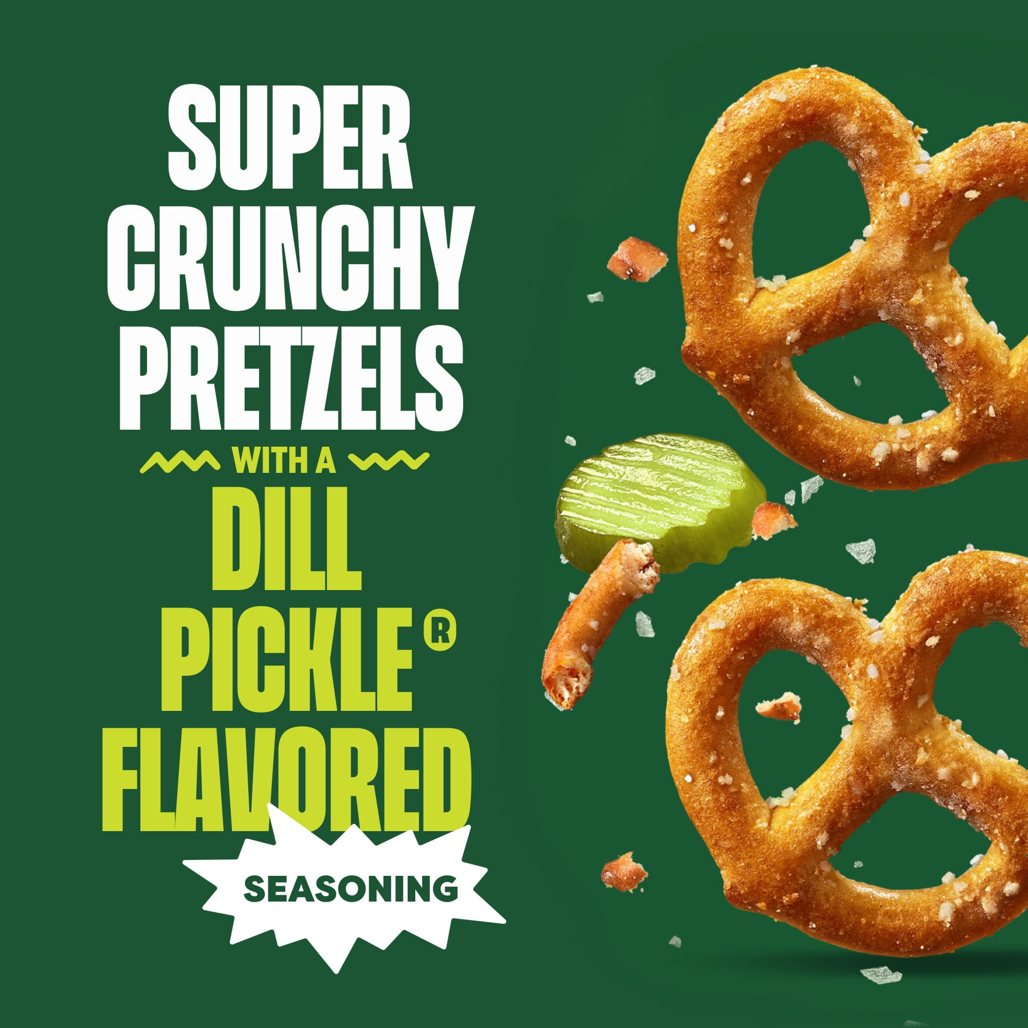 Glutino Vlasic Gluten Free Dill Pickle Pretzel Twists, Gluten Free Snacks, 11 oz