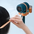 thumbnail image 4 of Jinsinto Hair Dryer Holder, Wall-Mounted Hair Dryer Holder, Rotatable Holder, Bathroom Tool Holder, with Silicone Fastening Strap, for Storing the Hair Dryer, 4 of 5