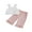 Pink, variant on Miaouyo Little Baby Girls Spring Summer Outfit 2T 3T 4T 5T 6T 7T Loose Fit Lace Stylish Ruffled Trim Sleeveless Tops and Straight Leg Pants Clothes Set