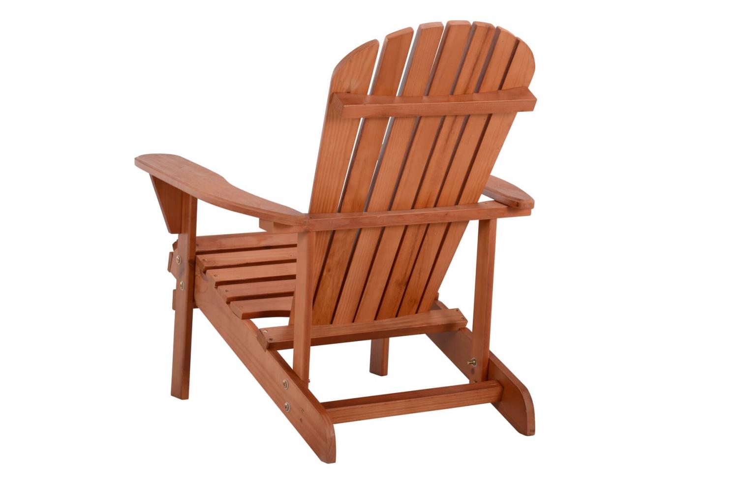 W Unlimited  Earth Collection Adirondack Chair with Phone & Cup Holder, Walnut