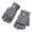 Gray, variant on PMVFHDE Women's Flip Cover Gloves with Cozy Inner, Men's Half Finger Open Design Soft Comfortable Knit Gloves Black,One Size