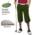 thumbnail image 2 of Golf Knickers Start-in-Style Traditional (Plus Fours) Outfit for Men - Olive - 48", 2 of 4